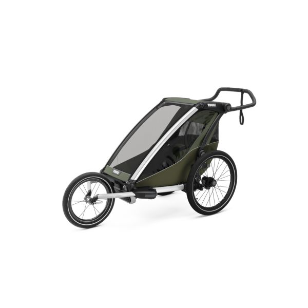 Remorque pour vélo Chariot Lite 1 place Vintage green