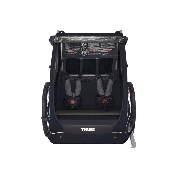 Remorque à vélo pour enfant Coaster XT Black