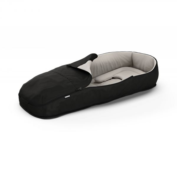 Nid d'ange newborn noire pour poussette Thule