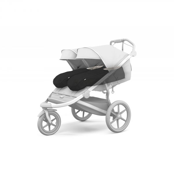 Nid d'ange newborn noire pour poussette Thule