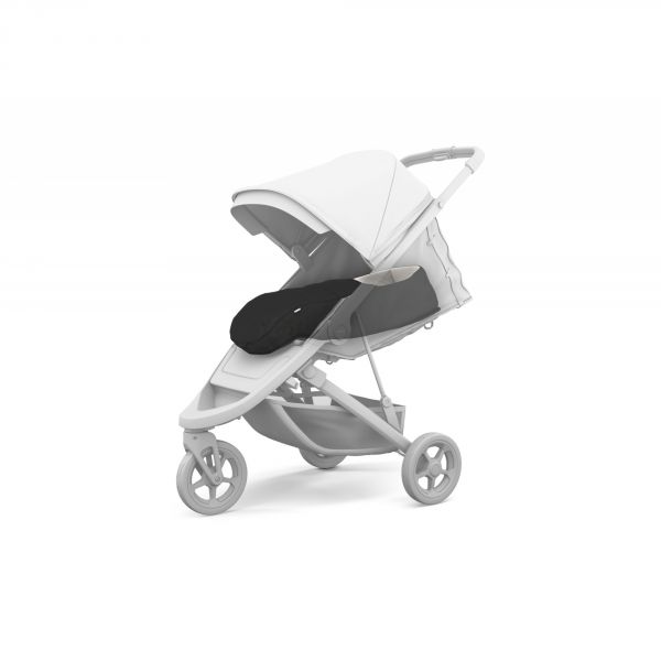 Nid d'ange newborn noire pour poussette Thule