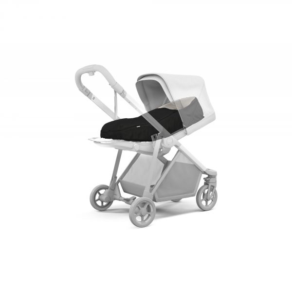 Nid d'ange newborn noire pour poussette Thule