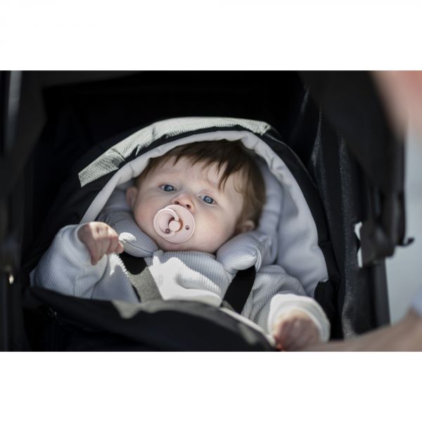 Nid d'ange newborn noire pour poussette Thule