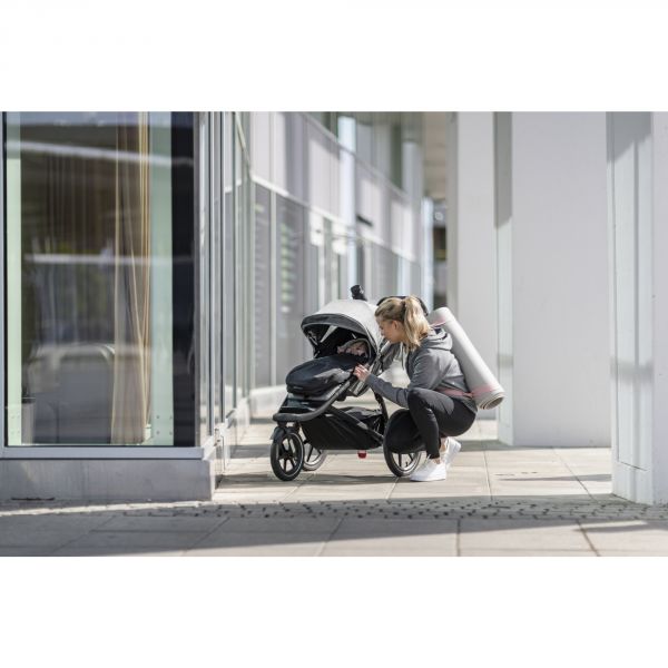 Nid d'ange newborn noire pour poussette Thule