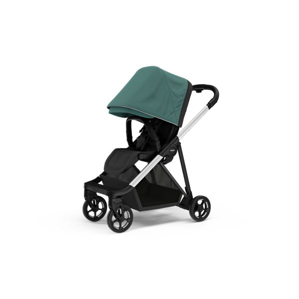 Poussette Shine Mallard green on Aluminium