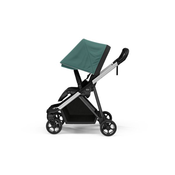 Poussette Shine Mallard green on Aluminium
