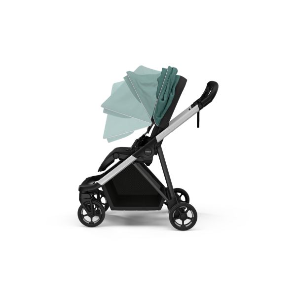 Poussette Shine Mallard green on Aluminium