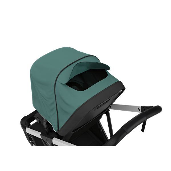 Poussette Shine Mallard green on Aluminium
