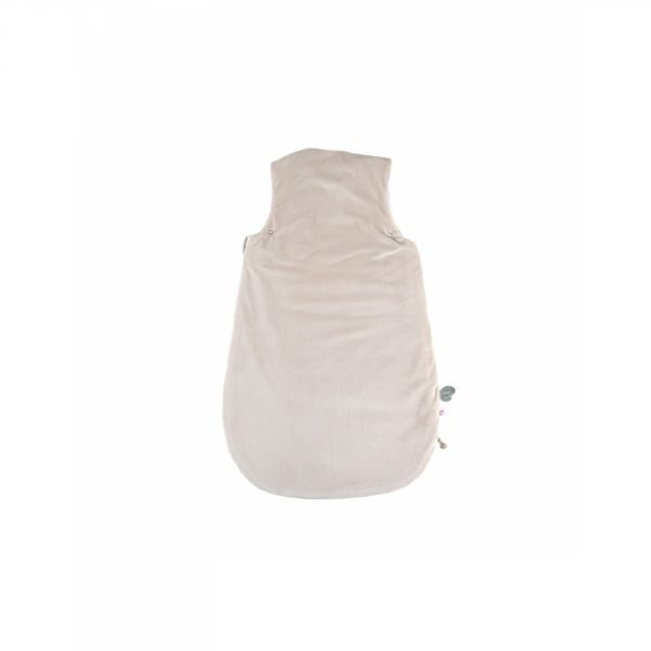 Gigoteuse hiver 0-6 mois Veloudoux dinosaure Stegi beige