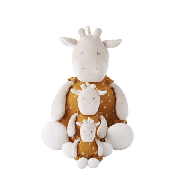 Peluche géante girafe Tiga 80 cm