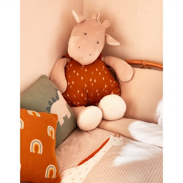 Peluche géante girafe Tiga 80 cm