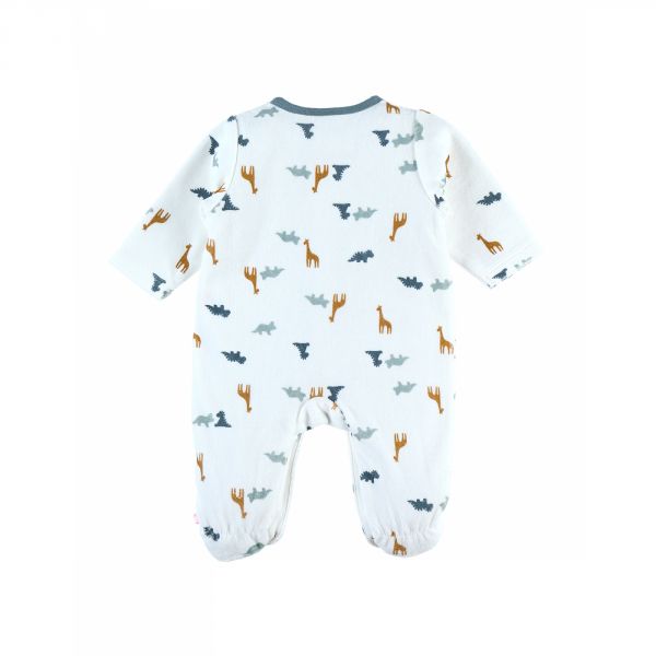 Pyjama bébé en velours Stegi Tiga et Ops - 6 mois