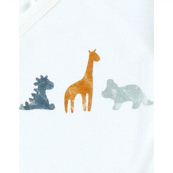Lot de 2 bodies coton bio manches longues naissance - Stegi Tiga & Ops