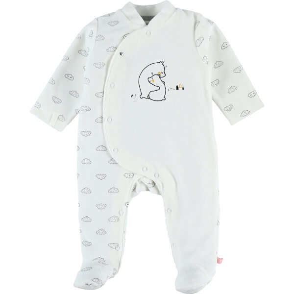 Noukie S Pyjama Velours 6 Mois Timeless Made In Bebe