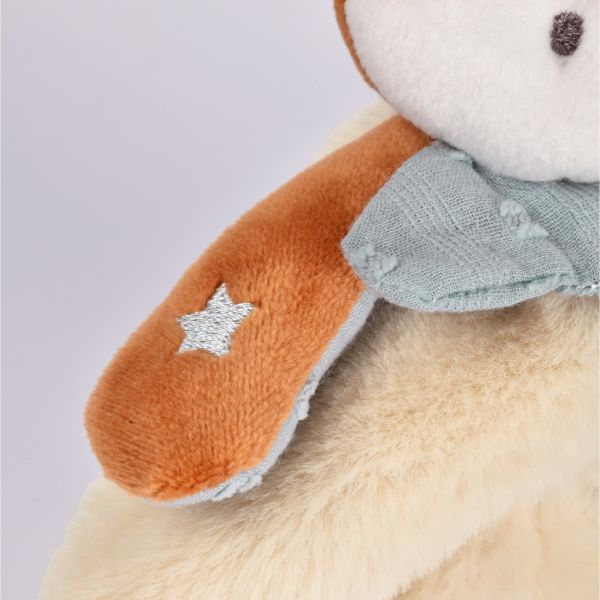 Doudou avec hochet 18 cm Timo le renard