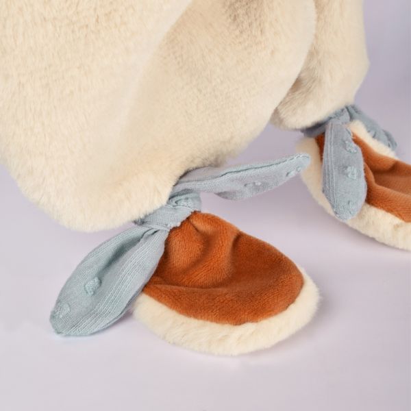 Doudou plat 29 cm Timo le renard