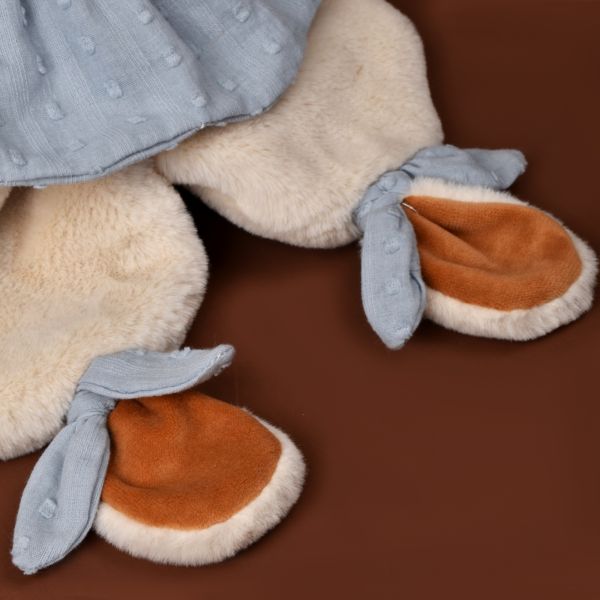 Doudou plat 29 cm Timo le renard