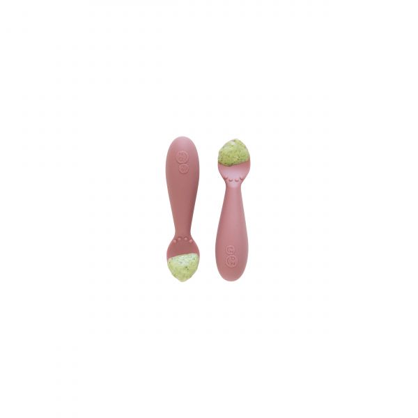 Lot de 2 cuillères Tiny Spoon rose poudré