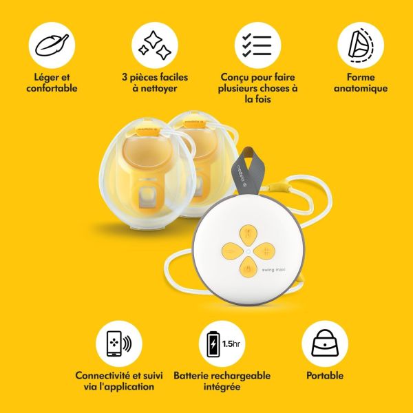 Tire-lait électrique double Swing Maxi