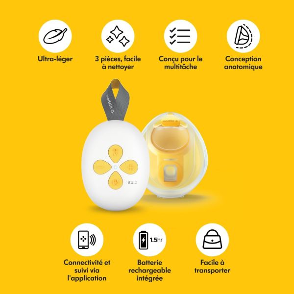 Tire-lait électrique Solo Hands-Free 24 mm