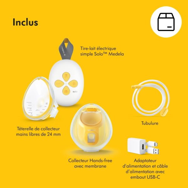 Tire-lait électrique Solo Hands-Free 24 mm