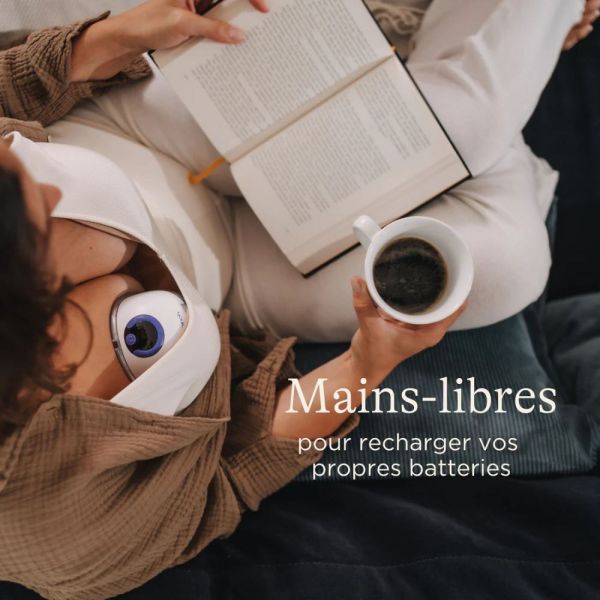 Tire-lait mains libres Double