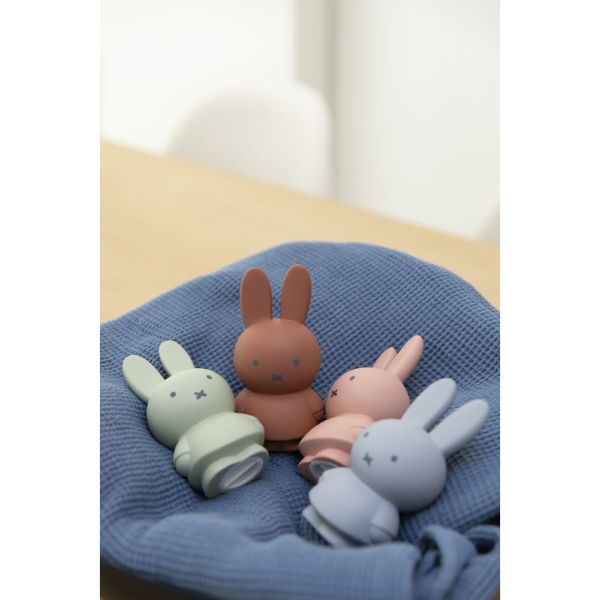 Tirelire enfant Miffy taille M bleu argenté