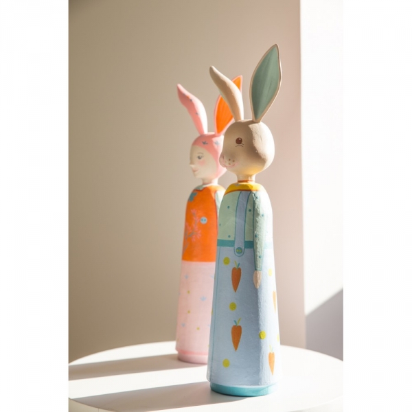 Tirelire enfant Mme Lapin