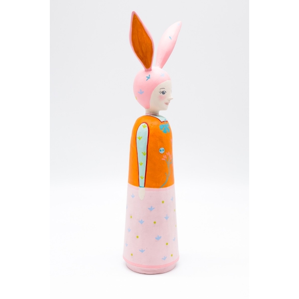 Tirelire enfant Mme Lapin