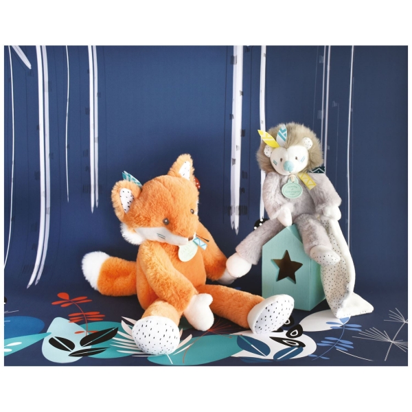 Peluche Pantin Tiwipi Renard 30 cm