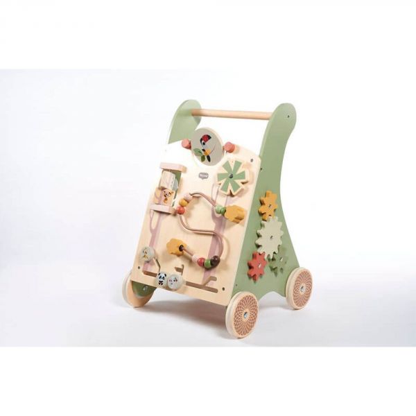 Chariot de marche en bois - Boho Chic