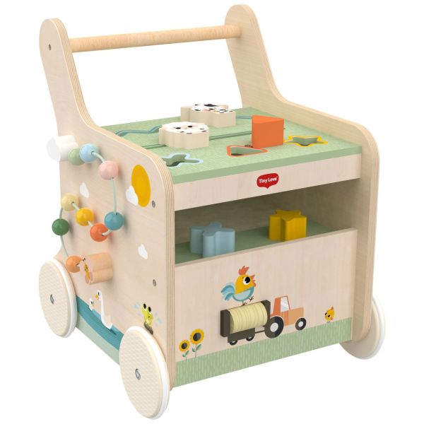 Chariot d’activités en bois Farmers