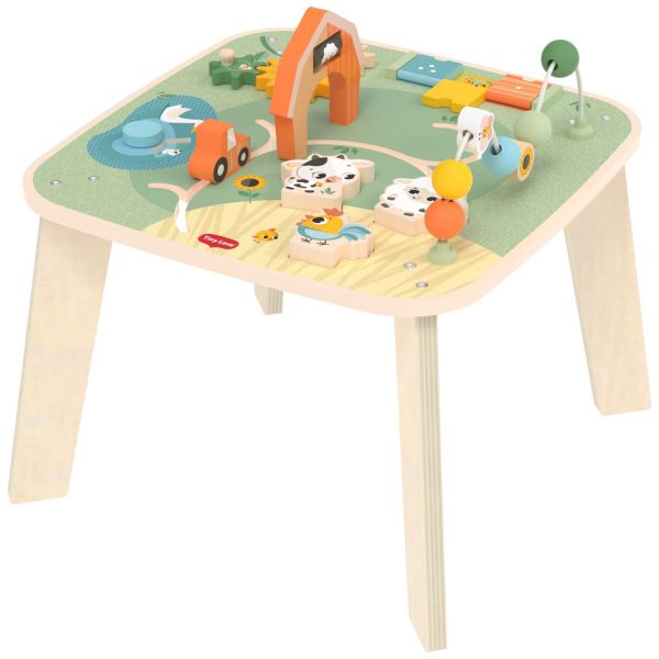 Table d’activités en bois Farmers