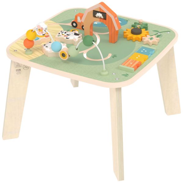 Table d’activités en bois Farmers