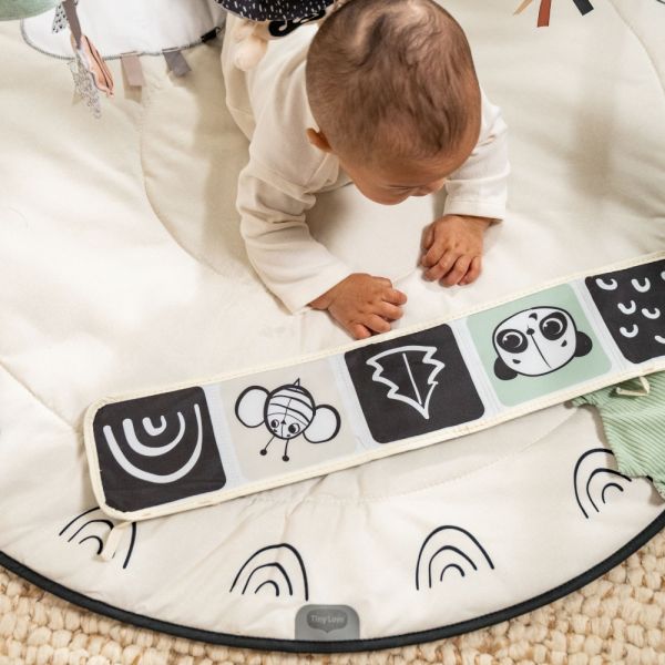 Tapis d'éveil Gymini de luxe Collection Black & White