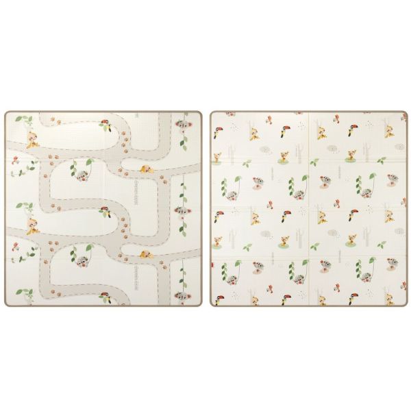 Tapis d’éveil pliable double face Boho Chic