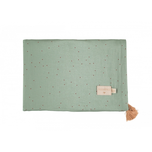 Couverture d'été Treasure Toffee sweet dots eden green
