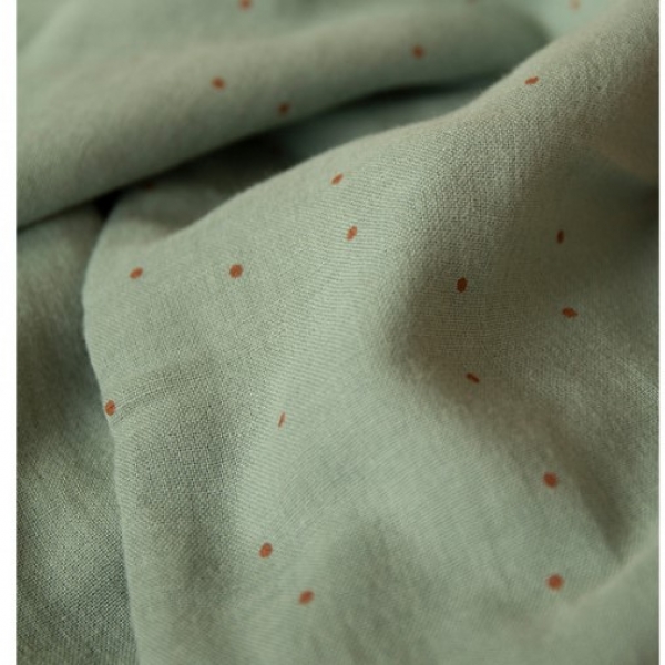 Couverture d'été Treasure Toffee sweet dots eden green