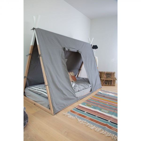 Toile de lit Tipi 70 x 140 cm grise