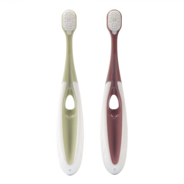 Lot de 2 brosses à dents bébé 2ème âge