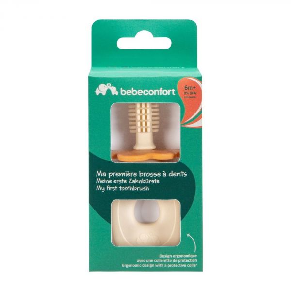 Brosse à dent bébé silicone 1er âge