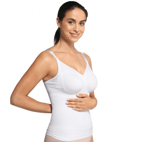 Débardeur allaitement blanc taille XL