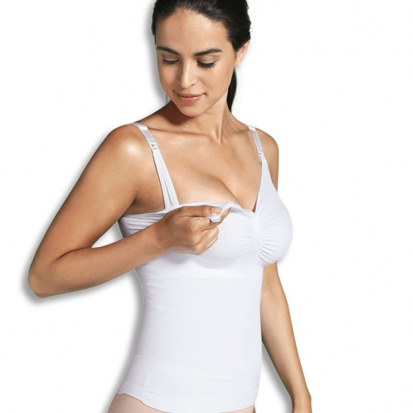 Débardeur allaitement blanc taille XL