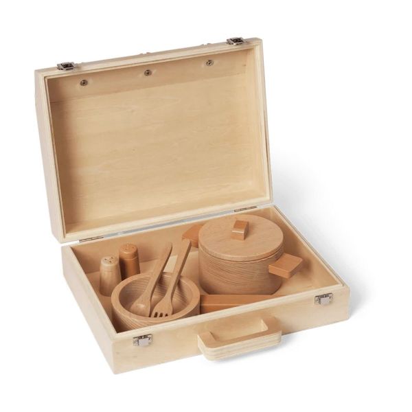 Cuisine enfant en bois à emporter