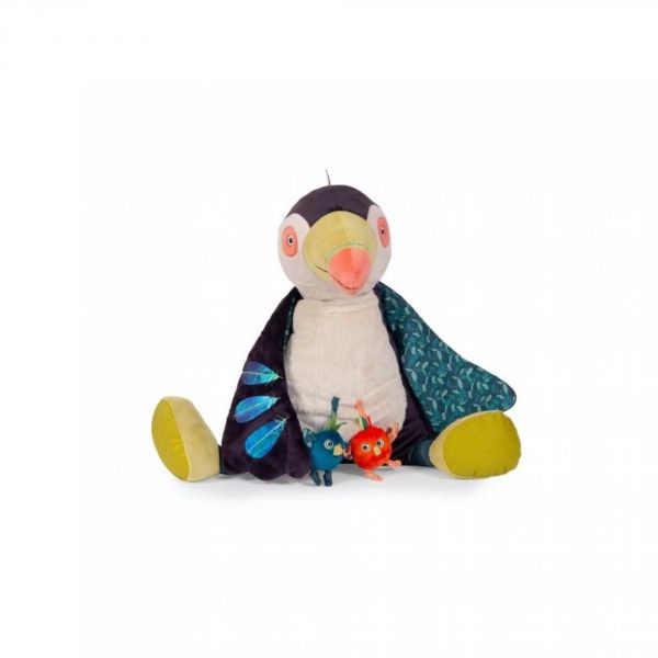 Peluche d'activités géante Dans la jungle  - Toucan