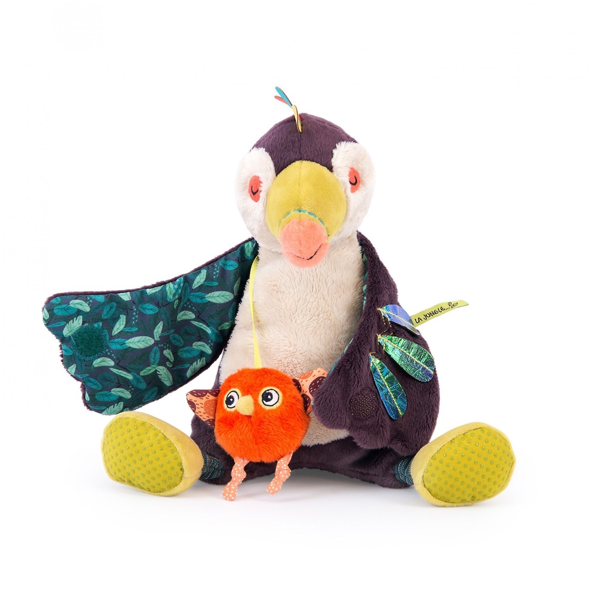 Moulin Roty Peluche D Activites Toucan Dans La Jungle Made In Bebe