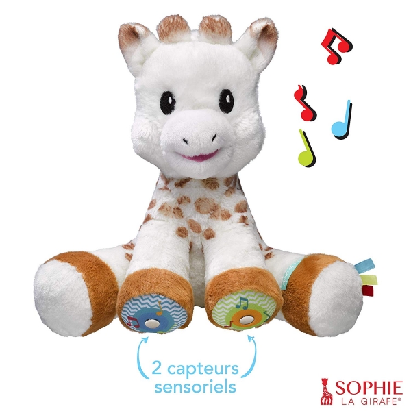 Peluche Touch & Music Sophie la girafe