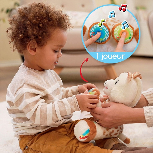 Peluche Touch & Music Sophie la girafe