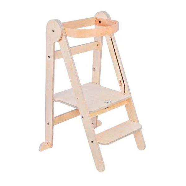 Tour d'observation en bois pliable Naturel
