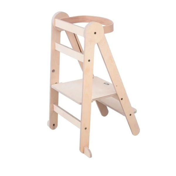 Tour d'observation en bois pliable Naturel